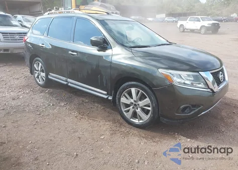 2015 Nissan Pathfinder Platinum from USA, damaged, VIN 5N1AR2MN7FC682938